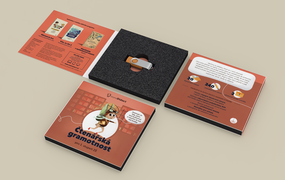 Booklet s usb diskem